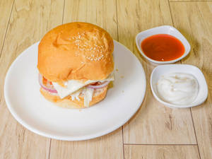 Veg Burger Cheese Burst