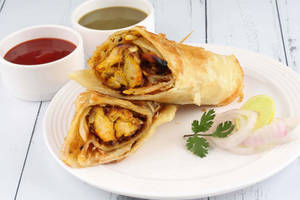 Achari Paneer Roll