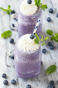 Very Berry Blueberry Shake