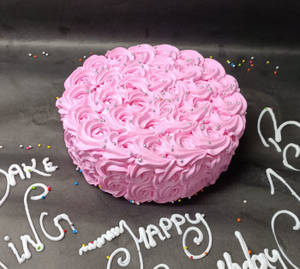 Strawberry Rose Cake