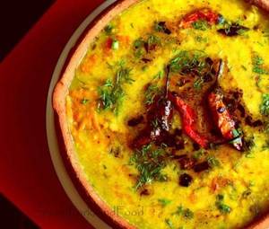 Yellow Dal Fry [Special Lasooni Tadka,Smoked Paprika,Sukhi Mirch,Chilli Garlic Olive Oil]