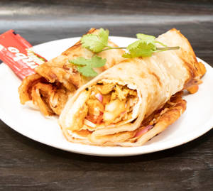 Double Egg Double Chicken Roll