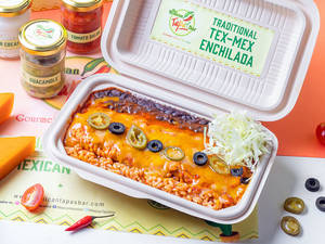 Traditional Tex-mex Enchilada