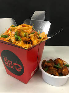 Chicken Ribbon Noodles & Taipai Chicken