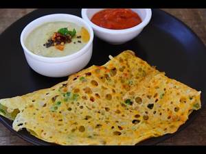 Onion Rava Sada Dosa