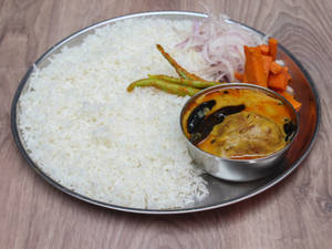 Kadhi Pakoda Rice
