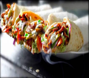 Cheese Chicken Shawarma Roll