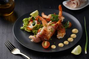 Bacon Wrapped Prawns