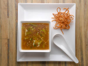 Veg Man chow Soup