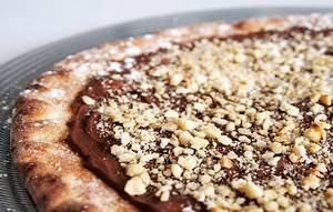 Choc Nutella Pizza [ Original Nutella Choc,Belgian Choc,Biscuit Base] Too Good!!