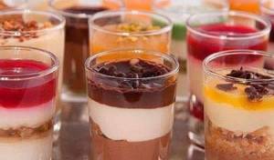 Strawberry Glass Dessert                         