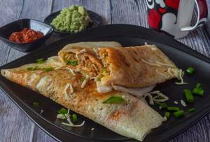 Cheese Schezwan Dosa.