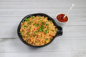 Veg Burnt Garlic Fried Rice