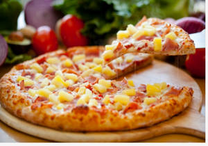 Pineapple + Corn Pizza