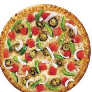 Regular Maxican Green Pizza (Serves -1)