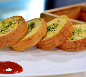 Mushroom Garlic Bread