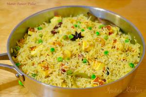 Paneer Pulao+ Papad + Raita