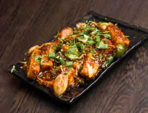 Dry Paneer Chilli 