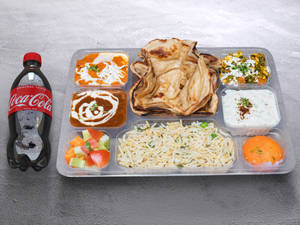 Packed Thali + Cold Drink 250 Ml Pet Bottle 