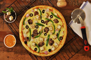 Medium Pizza (8inch + Burger + Fries + 2 Soft Drinks