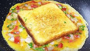 Bread omelette