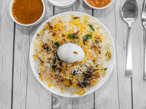 Single Egg Biryani