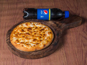 Double Cheese Marghita Pizza+Soft Drink 300Ml