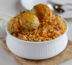 Dum Hyderabadi Egg Biryani