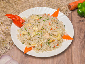 Egg Chicken Fried Rice (serves with sauce)