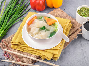 Veg Wonton Soup