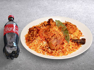 Lucknowi Chicken Biryani - Full + Gulab Jamun (4 Pcs) + Coke 600Ml