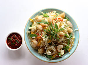 Prawn Burnt Garlic Noodles