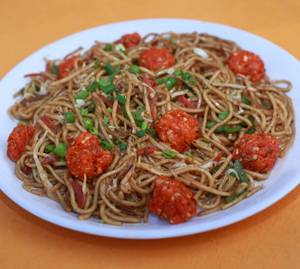 Veg Manchurian Noodles