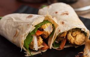 Crunchy Chicken Tikka Wrap