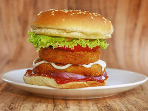 Veg Double Crisp Burger