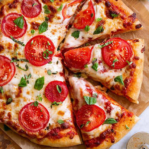 Tomato Onion & Cheese Pizza [8 Inches]