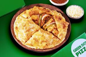 Cheese Burst Corn & Paneer Tikka Stuffed Pizza + Free Coke (250 Ml)