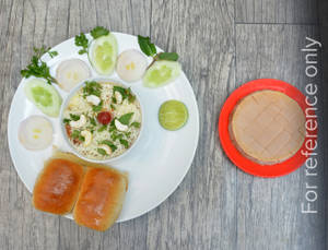 Paneer Palak Pav Bhaji