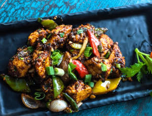 Cottage Cheese with Three Peppers