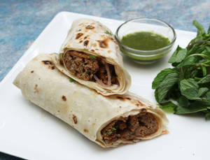 Mutton Bhuna Roll