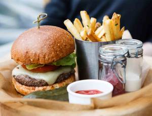 Burger + Fresh Fries + Coke