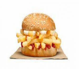 Cheese & Fries Burger