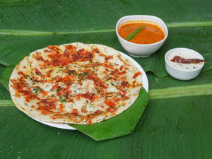 Tomato Onion Uttapam