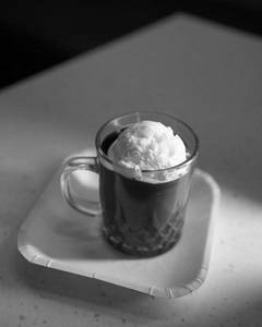 Hot Chocolate With Ice Cream
