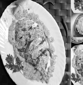 Mustard (shorshe) Masala Fry - White Pomfret Fish Fry - 1pc