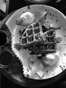 Berry And Nutella Waffles