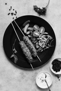 Chicken Seekh Kabab (4 Pieces)