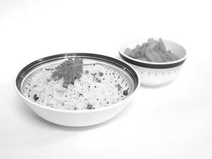 Lemon Rice with Poriyal