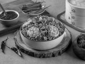 Prawns Red Burnt Chilly Fried Rice