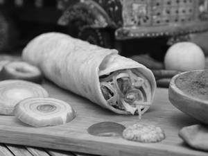 Mix Veg Kathi Roll